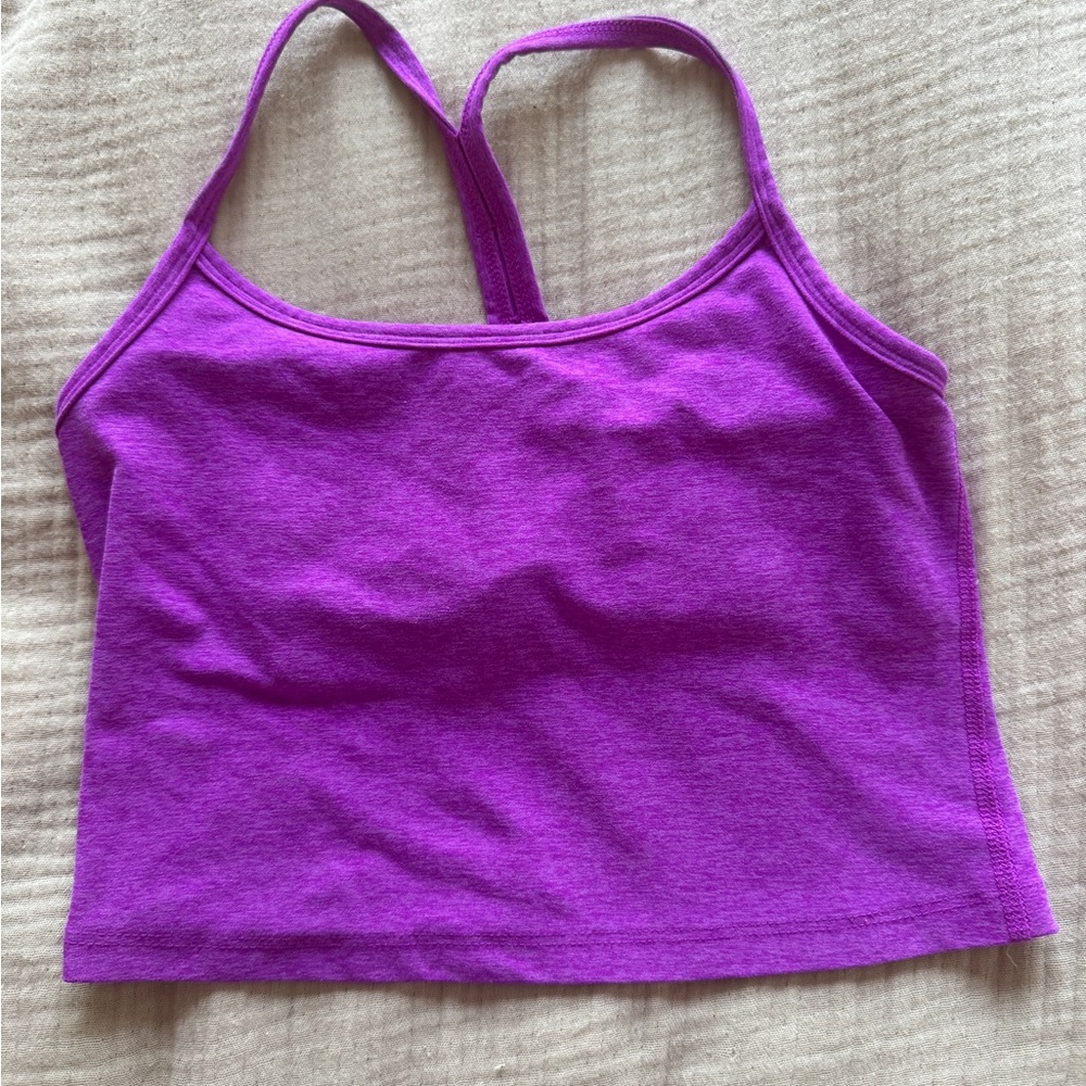 Beyond Yoga Vibrant Purple Crop Top
